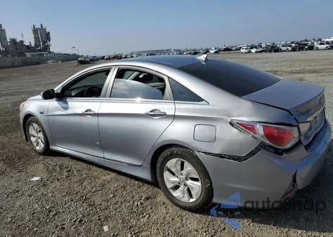 2015 Hyundai Sonata Hybrid z USA, uszkodzony, nr VIN KMHEC4A45FA124883